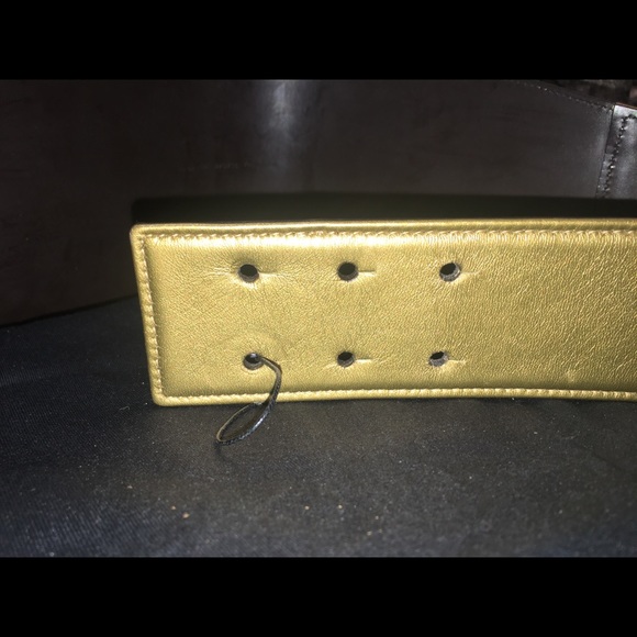 Saint Laurent Leather High Waisted Leather Belt - Picture 8 of 8